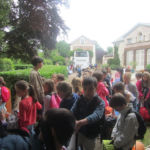 Arrivée d'une classe verte Arrivée d'une classe verte